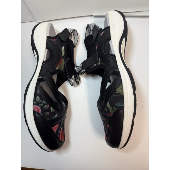 Easy Spirit Esplash Water Resistant Sport Sandals In Black Floral Sz 9.5N New - Picture 4 of 7